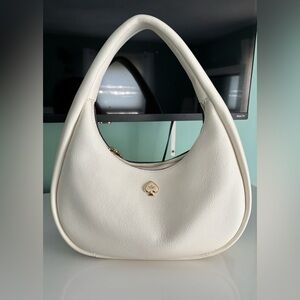 Kate Spade White Leather Hobo Bag